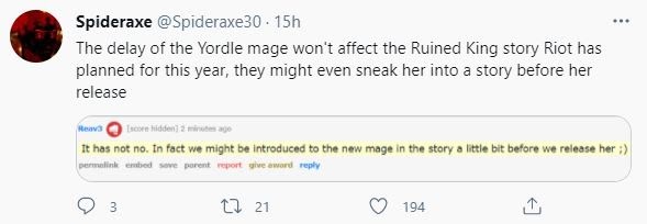LMHT: Riot dự kiến hoãn ra mắt tướng Pháp Sư mới thuộc tộc Yordle, tiết lộ cốt truyện có liên quan đến Vua Suy Vong - Ảnh 3.