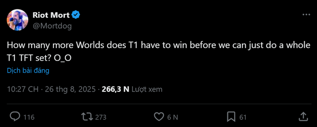 Trưởng dự án ĐTCL hé lộ ý tưởng táo bạo về T1 khiến cộng đồng bùng nổ- Ảnh 1.