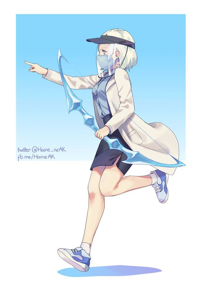 Trầm trồ vì ý tưởng đầy thú vị và sáng tạo của cộng đồng LMHT Việt qua loạt tranh cổ động phòng chống Covid-19 - Ảnh 2.