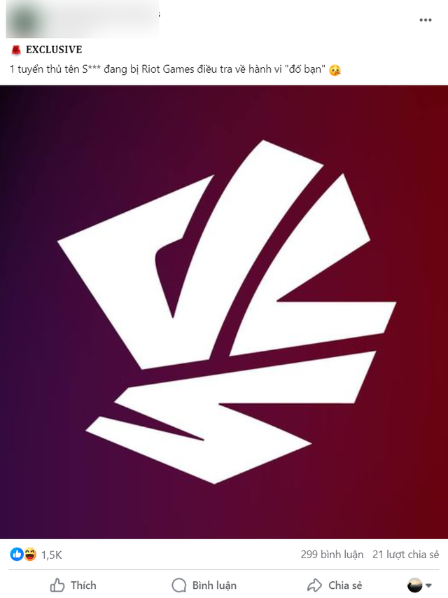 Lại xuất hiện tin đồn tiêu cực liên quan đến một tuyển thủ tên S*** Lại xuất hiện tin đồn tiêu cực liên quan đến một tuyển thủ tên S***