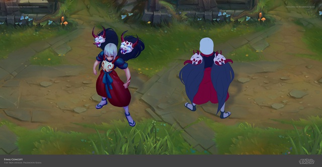 Chiêm ngưỡng vẻ đẹp ma mị của trang phục KaiSa Trăng Mờ phong cách Nhật Bản do fan thiết kế - Ảnh 7. Chiêm ngưỡng vẻ đẹp ma mị của trang phục KaiSa Trăng Mờ phong cách Nhật Bản do fan thiết kế - Ảnh 7.