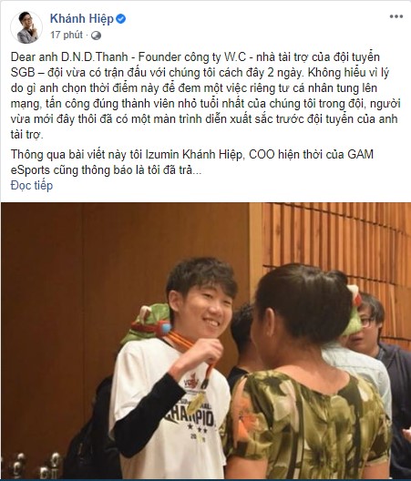 Tinikun chơi ván bài lật ngửa, tiết lộ không riêng Kiaya, cả HLV Yuna, Levi, Palette, Slay... đều bị GAM nợ lương, Dia1 cũng bị lừa - Ảnh 2. Tinikun chơi ván bài lật ngửa, tiết lộ không riêng Kiaya, cả HLV Yuna, Levi, Palette, Slay... đều bị GAM nợ lương, Dia1 cũng bị lừa - Ảnh 2.