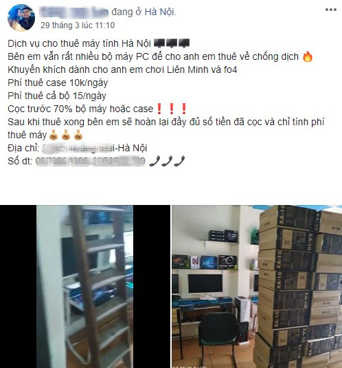 Xu hướng mới mùa dịch: Mở dịch vụ cho thuê PC, PS4 tận nhà, rẻ nhất 10.000 VND/ngày là đủ chiến mượt LMHT - Ảnh 3. Xu hướng mới mùa dịch: Mở dịch vụ cho thuê PC, PS4 tận nhà, rẻ nhất 10.000 VND/ngày là đủ chiến mượt LMHT - Ảnh 3.