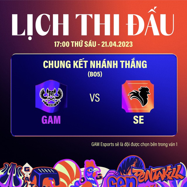Trận đấu giữa GAM và SE rất được mong chờ - nguồn: Fanpage VCS