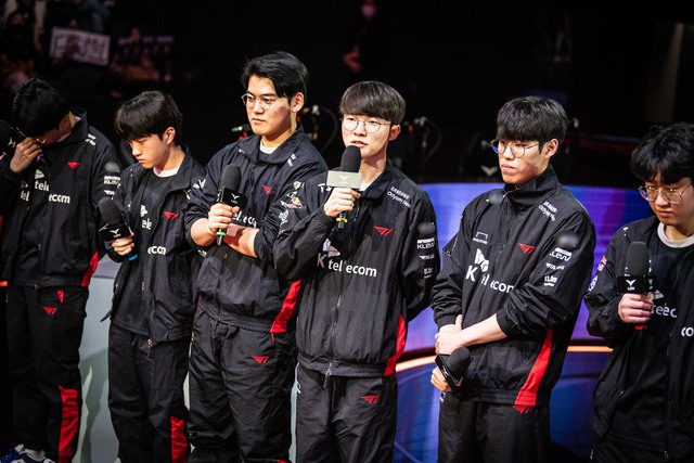 T1 đã có suất đến MSI 2023 và chờ đợi đối thủ tại chung kết LCK Mùa Xuân 2023 - nguồn: LoL Esports