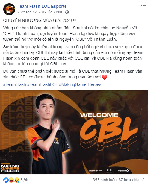 Team Flash - Vựa muối mới của LMHT Việt: Công bố đội hình bằng... Paint, hóng hớt khắp mọi miền quê - Ảnh 6. Team Flash - Vựa muối mới của LMHT Việt: Công bố đội hình bằng... Paint, hóng hớt khắp mọi miền quê - Ảnh 6.