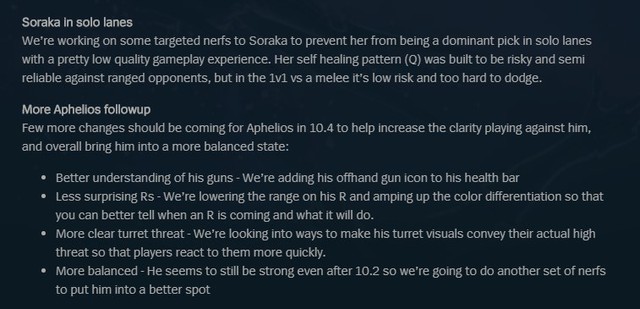 Bị nerf toàn diện, Aphelios sắp thành anh phế ở bản 10.4, Soraka cũng chịu chung số phận - Ảnh 2.