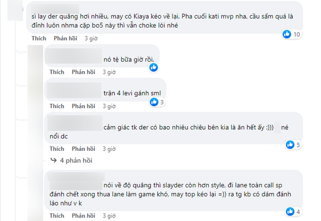 Khá nhiều ý kiến không hài lòng với màn thể hiện của Slayder