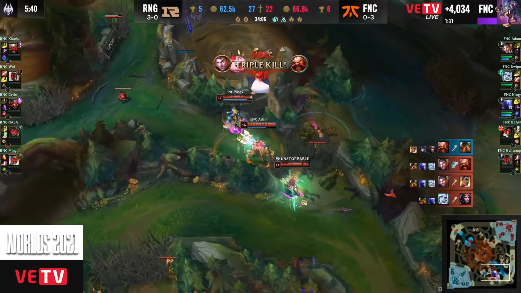 Fnatic bật mode cùng đường, Cryin quăng game nhiệt tình đẩy RNG vào thế khó - Ảnh 4.