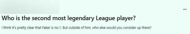 Có một câu hỏi luôn gây tranh cãi trong cộng đồng LMHT: "Ai là tuyển thủ xứng đáng xếp thứ hai chỉ sau Faker trong làng LMHT"