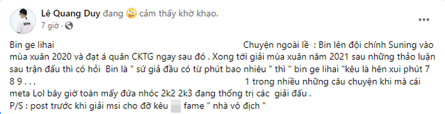 SofM bất ngờ tiết lộ bí mật của đồng đội cũ Bin, ám chỉ RNG có thể vô địch MSI 2022 - Ảnh 4.