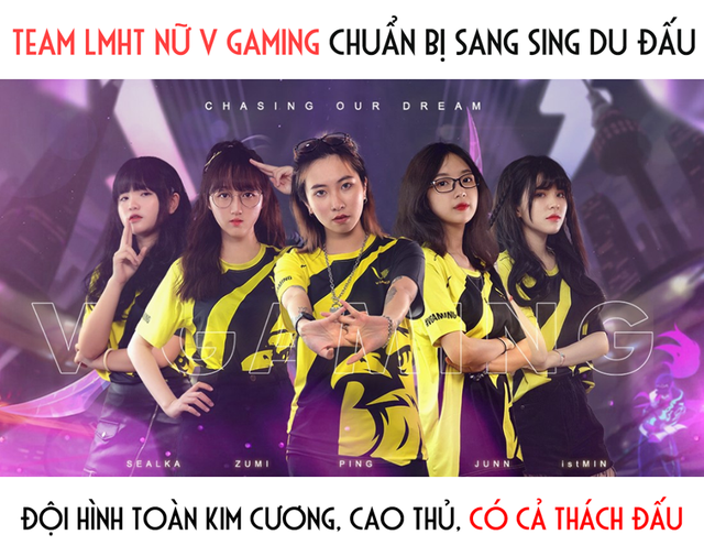 LMHT: Team nữ V Gaming tung trailer cực hoành tráng trước thềm giải đấu vô địch Đông Nam Á FSL 2020 tại Singapore - Ảnh 2. LMHT: Team nữ V Gaming tung trailer cực hoành tráng trước thềm giải đấu vô địch Đông Nam Á FSL 2020 tại Singapore - Ảnh 2.