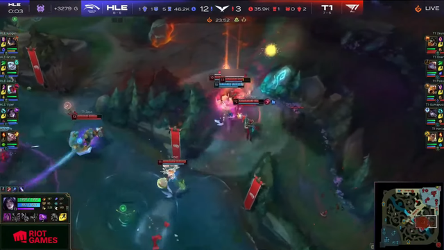 Oner có ngày thi đấu đáng quên, như pha Sứ Giả Phán Quyết vô hại này