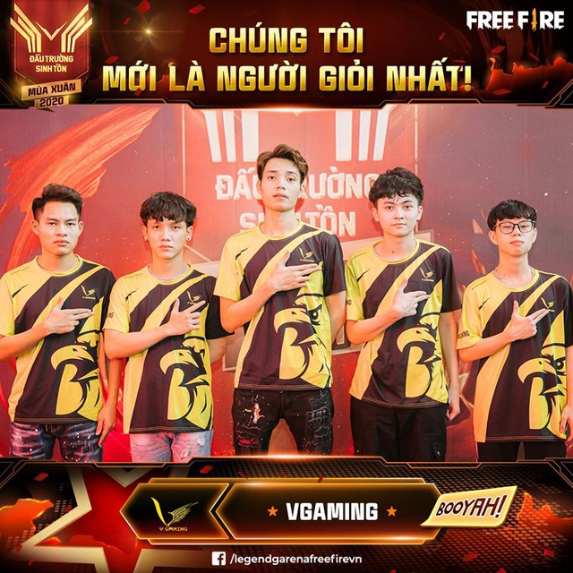 V Gaming Free Fire giữ nguyên đội hình mạnh nhất với quyết tâm công phá Siêu Sao Đại Chiến Free Fire Châu Á - Ảnh 2.