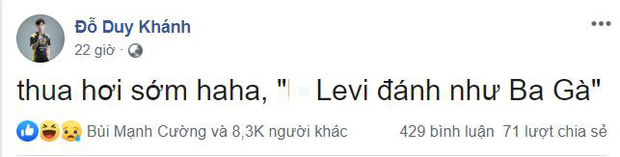 LMHT: Thua cay đắng trước Team Flash, Levi lên tiếng, phản pháo lời chê bai từ phía anti fan - Ảnh 1.