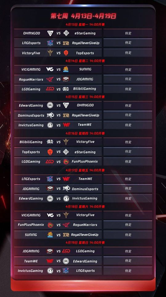 Lịch thi đấu LPL hậu đại dịch - SofM và đồng đội đụng độ 3 đối thủ sừng sỏ chỉ trong một tuần - Ảnh 6. Lịch thi đấu LPL hậu đại dịch - SofM và đồng đội đụng độ 3 đối thủ sừng sỏ chỉ trong một tuần - Ảnh 6.