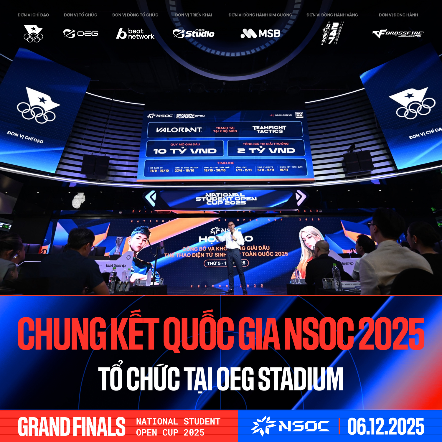 Điểm danh các đội tuyển và tuyển thủ tranh tài ở vòng Chung kết Quốc gia NSOC 2025- Ảnh 1.