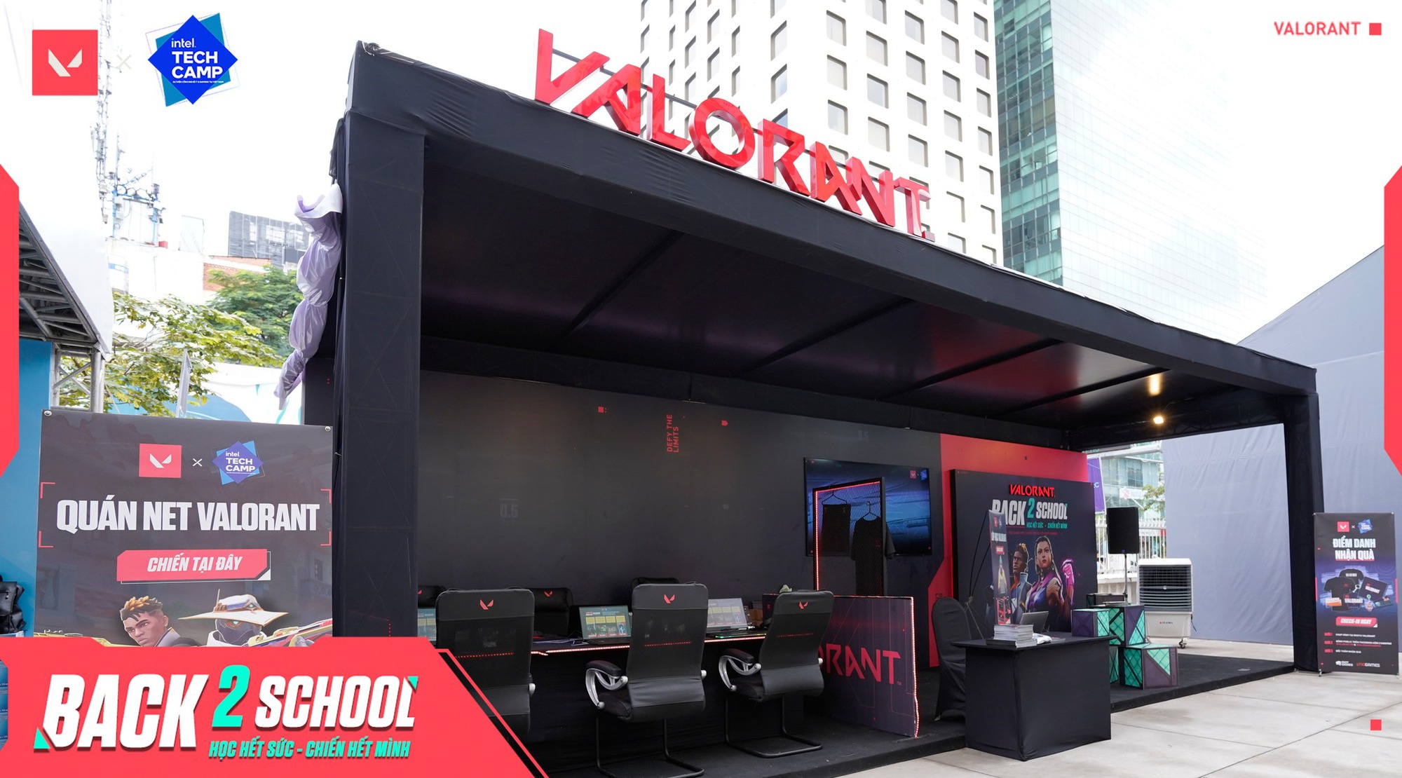 Khung cảnh nơi diễn ra sự kiện VALORANT Campus (Ảnh: VALORANT Việt Nam)