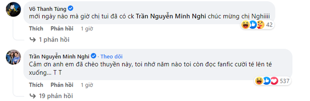 Chiến hạm Bomman - Minh Nghi cập bến, fan thi nhau chúc mừng, nhắc khéo cặp SofM - Lily - Ảnh 4. Chiến hạm Bomman - Minh Nghi cập bến, fan thi nhau chúc mừng, nhắc khéo cặp SofM - Lily - Ảnh 4.