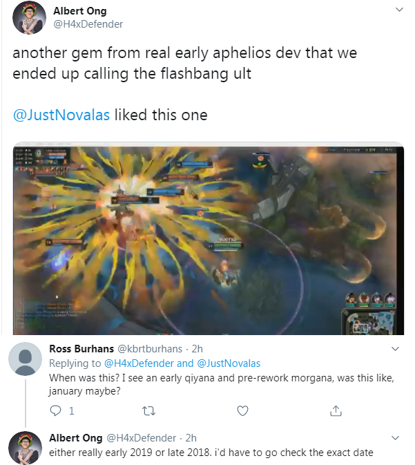 Riot hé lộ phiên bản đầu tiên của Aphelios - Sở hữu chiêu cuối áp chế diện rộng bá đạo - Ảnh 3. Riot hé lộ phiên bản đầu tiên của Aphelios - Sở hữu chiêu cuối áp chế diện rộng bá đạo - Ảnh 3.