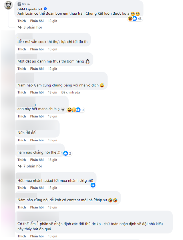 GAM và khán giả VCS "khóc thét"