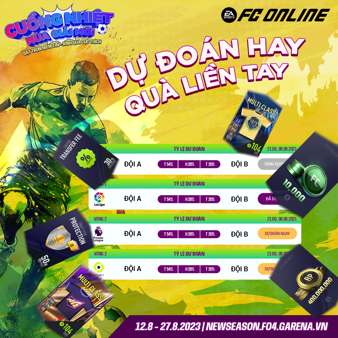 FC Online: Đón cơn mưa quà khủng miễn phí tại sự kiện đồng hành mùa giải mới - Ảnh 2.