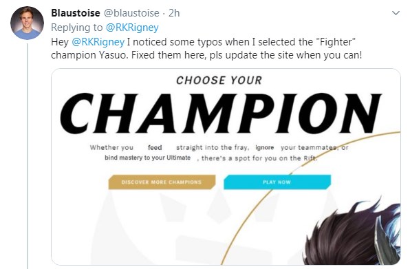 Cập nhật giao diện mới, Riot bị nhân viên của mình troll - Mô tả của Yasuo phải là chỉ biết feed - Ảnh 6.