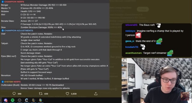 Thánh Sion Sát Thủ bức xúc vì Riot nerf tướng tủ quá vô lý: Đó là quyết định hết sức nực cười - Ảnh 2.