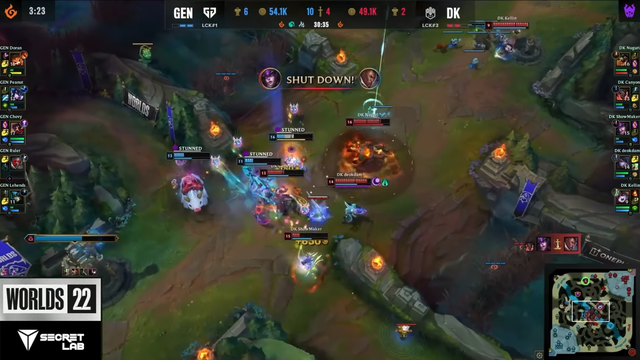 Canyon - ShowMaker vẫn chứng tỏ đẳng cấp hàng đầu của mình - nguồn: YouTube LoL Esports