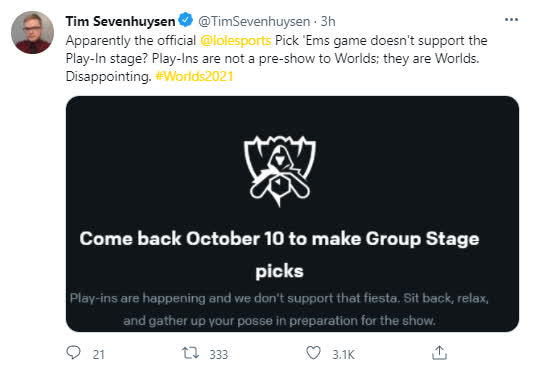 Riot bị chỉ trích phân biệt đối xử, coi thường những khu vực nhỏ ngay tại CKTG 2021 - Ảnh 3.