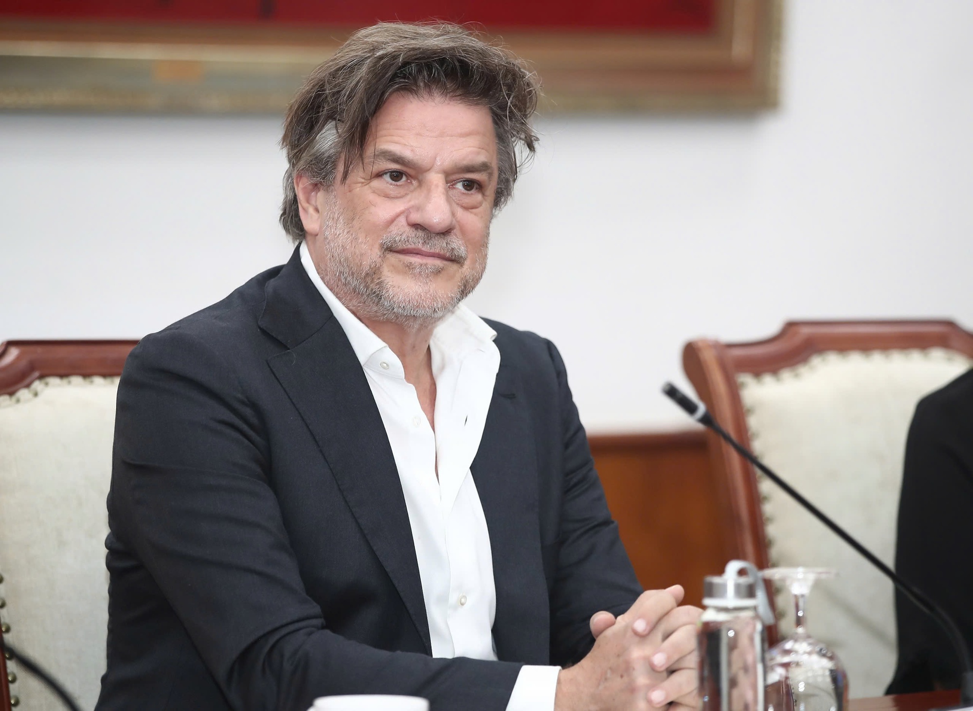 Bộ trưởng Nguyễn Văn Hùng làm việc với Giám đốc Sản xuất toàn cầu - Riot Studios về hợp tác làm phim ở Việt Nam- Ảnh 4. Bộ trưởng Nguyễn Văn Hùng làm việc với Giám đốc Sản xuất toàn cầu - Riot Studios về hợp tác làm phim ở Việt Nam- Ảnh 4.