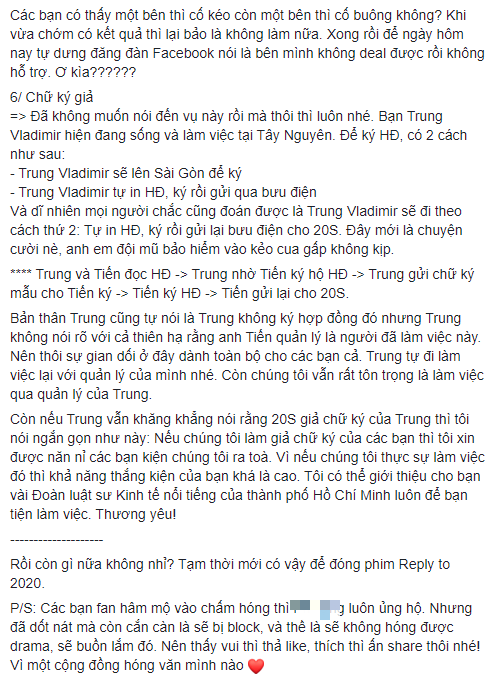 Thành viên mới của SBTC - Trung Vladimir mở hàng drama năm mới: tố công ty quản lý cũ chèn ép bằng hợp đồng giả - Ảnh 7. Thành viên mới của SBTC - Trung Vladimir mở hàng drama năm mới: tố công ty quản lý cũ chèn ép bằng hợp đồng giả - Ảnh 7.