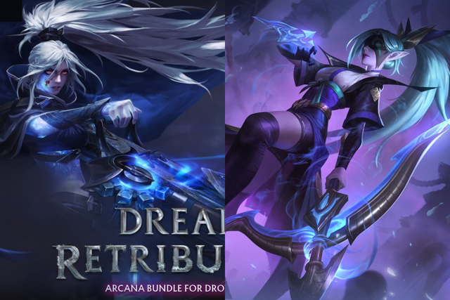 DOTA 2 ra mắt Arcana Drow Ranger, ngay lập tức bị cộng đồng LMHT tố đạo nhái Vayne Hoa Linh Lục Địa - Ảnh 5.