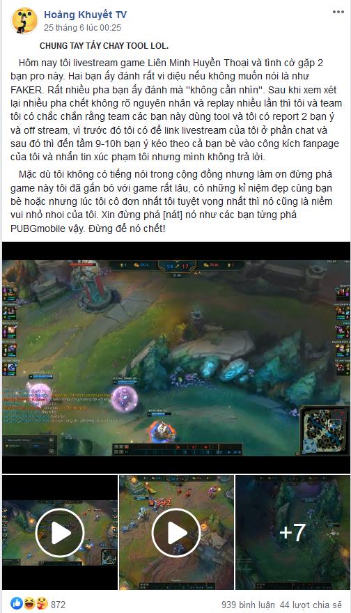 Drama khó đỡ: Trẻ trâu đánh LMHT thua cả người khuyết tật nên dùng tools phá game, lại còn kéo “bầy đàn” ra chửi - Ảnh 5.