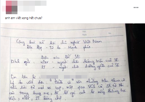 CES bất ngờ đại bại trước SE, cộng đồng VCS thi nhau viết đơn xin lỗi, fan bức xúc: Đánh như trò hề - Ảnh 8. CES bất ngờ đại bại trước SE, cộng đồng VCS thi nhau viết đơn xin lỗi, fan bức xúc: Đánh như trò hề - Ảnh 8.