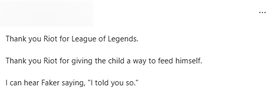 Khán giả cũng phải "cảm ơn Riot vì đã tạo ra LMHT cho Zeus có chỗ để tỏa sáng"