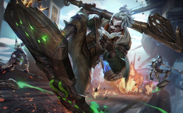 Ekko chính thức trở thành vị tướng tiếp theo được Riot cho skin từ series Arcane, Viktor xác định ra chuồng gà - Ảnh 1. Ekko chính thức trở thành vị tướng tiếp theo được Riot cho skin từ series Arcane, Viktor xác định ra chuồng gà - Ảnh 1.