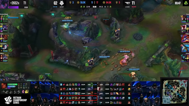 Lối lên đồ không có sát thương nào đối với K'Sante của Zeus từ phía Hans sama