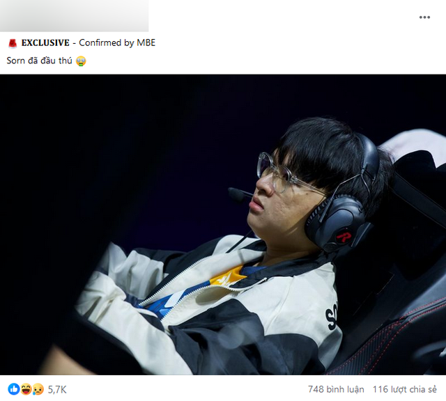 Có thông tin Sorn của MBE đã "nhúng chàm"