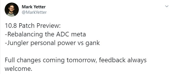 Riot tiết lộ cập nhật bản 10.8 - 4 xạ thủ hot cùng với Master Yi, Sett bị nerf không trượt phát nào - Ảnh 2. Riot tiết lộ cập nhật bản 10.8 - 4 xạ thủ hot cùng với Master Yi, Sett bị nerf không trượt phát nào - Ảnh 2.