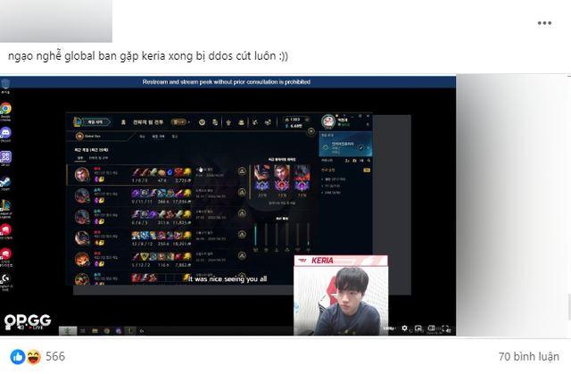 Zeros gặp Keria trong rank nhưng Zeros lại bị Global Ban