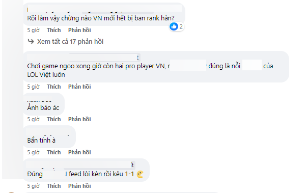 Có ý kiến còn lo lắng cho việc có thể Riot sẽ không bao giờ mở ban cho các tài khoản rank Hàn của các tuyển thủ VCS