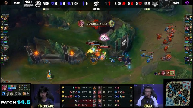 Levi thể hiện phong độ quá tốt nhưng quan trọng GAM đã có nhiều lúc "shut down" được lối chơi macro của VKE