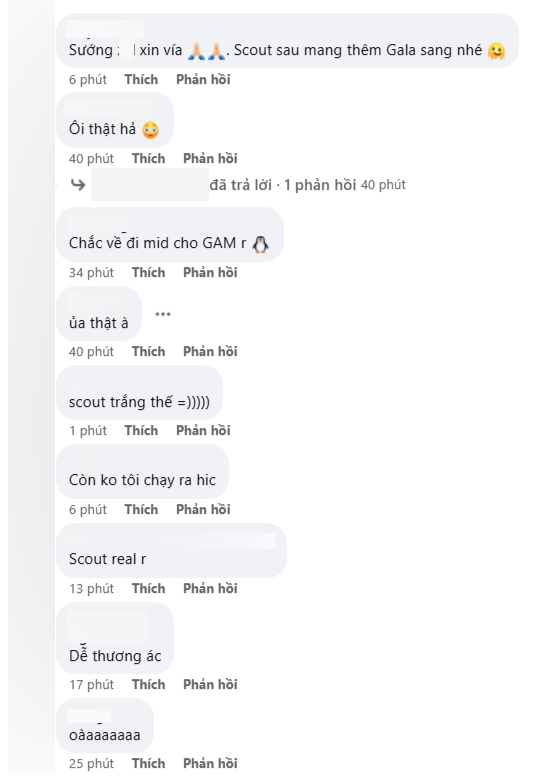 Khán giả VCS vô cùng bất ngờ khi biết tin Scout đang ở Việt Nam