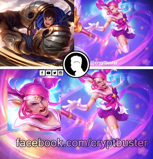 Chiêm ngưỡng những tác phẩm kết hợp giữa các vị tướng LMHT theo phong cách râu ông nọ cắm cằm bà kia - Ảnh 10.