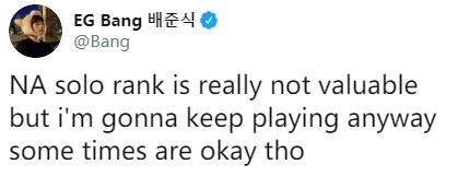 LMHT - EG Bang: Đánh rank NA chả được tích sự gì, mấy tay elo cao trình chỉ ngang Bạch Kim Hàn  - Ảnh 1.