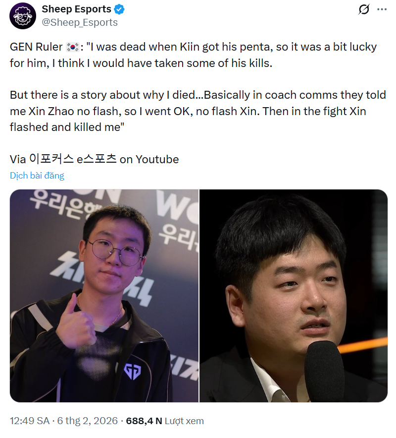 Ruler bị chính nội bộ Gen.G "tự hủy" cực mạnh- Ảnh 2.