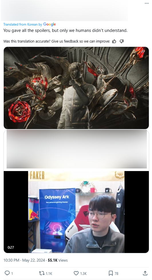 Cộng đồng phát hiện chính Faker đã 