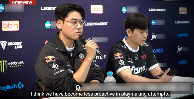 Gumayusi thừa nhận không có Faker khiến lối chơi của đội thiếu gắn kết và thụ động