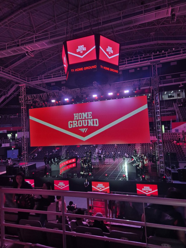 Những hình ảnh đầu tiên của sân nhà T1 tại Goyang Arena